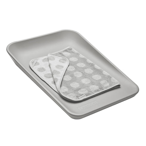 Hoitoalustan pyyhe, Cool grey